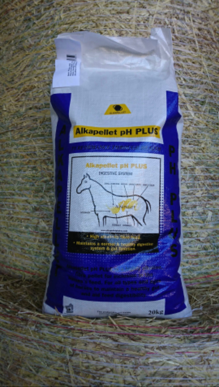 Original Alkapellet PH Plus blue and white 20kg bag